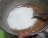 A picture of step 3 of Singhara Atta ladoo.