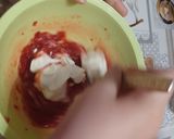 Kislányom első saját receptje, az "unikornis málnahab" recept fázis 1 fotója