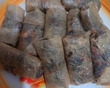 Foto langkah ke 3 dari resep Dimsum ayam jamur dengan kulit tahu (versi rendah kalori).