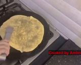 A picture of step 6 of Yummy Qeema Paratha 😊.