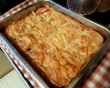 A picture of step 9 of My Mom’s Spanakotyropita (Spinach and Feta Pie) ❤️.