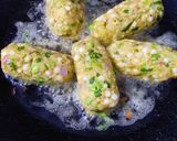 A picture of step 6 of Sabudana cutlets.