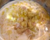 Foto del paso 5 de la receta Quiche de gambas, puerros y calabacín