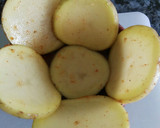 Foto del paso 6 de la receta: Flor de patata con huevo, bacon y queso