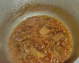 A picture of step 4 of Palak (Spinach) Gosht.