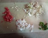 A picture of step 3 of Hot n Sour Soup.