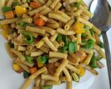 Stir fried pasta recipe step 1 photo