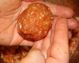 Paradicsomos húsgombóc recept fázis 1 fotója