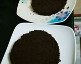 A picture of step 12 of Egg less Black Forest Cake.