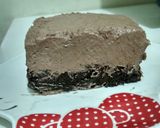Foto langkah ke 10 dari resep Chocolate mousse brownies frozen 💙.