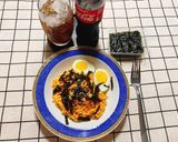 Hình bước làm 3 của món Mì trộn samyang