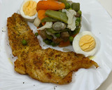 Foto del paso 8 de la receta: Filetes de pollo con menestra de verduras al Aniston