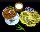 A picture of step 8 of Pindi Chole kulcha.