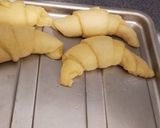 A picture of step 2 of Easy Croffles (crossaints in waffle iron).