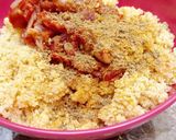 A picture of step 2 of Garri fritters.