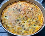 Foto del paso 4 de la receta: Quiche de pringá, setas y calabacín