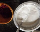 A picture of step 1 of Beetroot dosa.