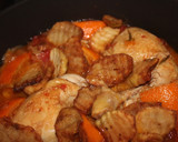 Foto del paso 11 de la receta: Pollo a la naranja con sobras de patatas