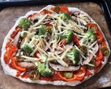 炭烤窯爐蔬菜食比薩 Pizza pastry的食譜步驟7照片