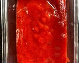 A picture of step 3 of Strawberry Sorbet.