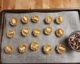 A picture of step 2 of Bourbon Brie Bites.