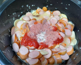 Foto del paso 3 de la receta: Salchichas al vino con Salsa de Tomate