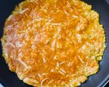 Foto del paso 4 de la receta: MASA DE ZANAHORIA PARA WRAPS O TORTILLITAS INDIVIDUALES 🌯🌯🥕🥚🧀🌯🌯