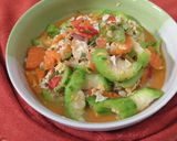 Foto langkah ke 3 dari resep Oseng Gambas & Wortel dengan Telur Orak-Arik.