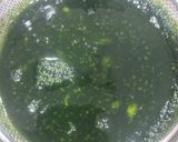 A picture of step 5 of Chia seeds mint lemon drink.