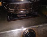 A picture of step 1 of WheatChocoletCake.