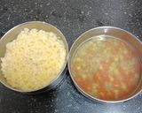 A picture of step 2 of Dalia (Broken Wheat) Khichdi.