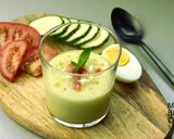 A picture of step 4 of Dairy-Free Chilled Cucumber Soup.