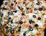 A picture of step 7 of Chicken Tikka With Mushroom Pizza 🍕.