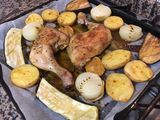 Contramuslos de pollo al horno