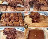 A picture of step 5 of Sizzler Fudge Brownie With Homemade Chocolate Sauce.