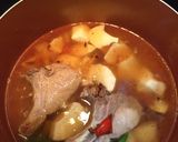 A picture of step 3 of Nilagang Baboy (Pork Soup).