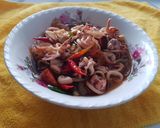 Foto langkah ke 4 dari resep Oseng Cumi Saus Tiram #4.