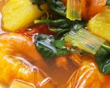 Foto langkah ke 3 dari resep Udang Kuah Nanas Kemangi.