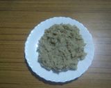 A picture of step 3 of MODAK WITH BANANA & PEANUT DIPPED IN CHOCOlATE.