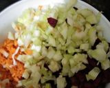 A picture of step 2 of Masala papad.