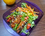 Foto langkah ke 4 dari resep Salad sayur plus sarden sarapan sat set untuk diet.