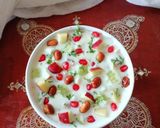 A picture of step 6 of Falahari Fruit Raita.