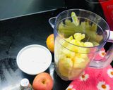 Hình bước làm 3 của món Sữa đặc trái cây cho người eat clean