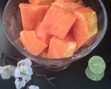 Foto langkah ke 4 dari resep Pepaya Jeruk Nipis.