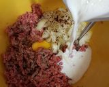 A picture of step 1 of My take on a Meatloaf.💖.