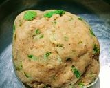 A picture of step 1 of Cheesy Aloo Tikki.