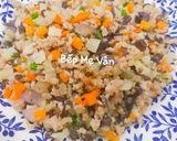 Hình bước làm 2 của món Bánh mì hấp