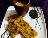 A picture of step 5 of Rajasthani pithore.