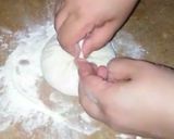 A picture of step 4 of Alu wala naan(potato stuffed bread).