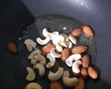 A picture of step 1 of Navaratan Pulao.